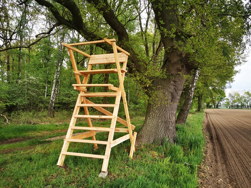 Scherenleiter, Scherensitz, Drückjagd