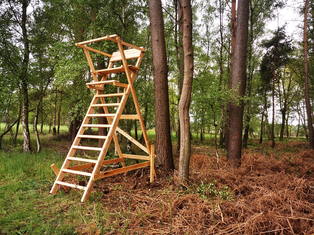 Scherenleiter, Scherensitz, Drückjagd