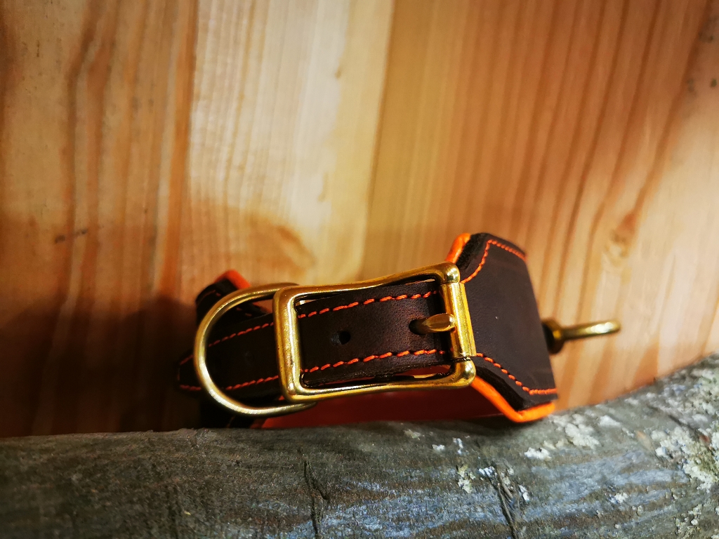 Leder Schweißhalsung von Jagdeinrichtung 24