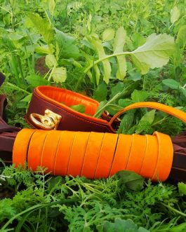 Schweißriemen Leder handgefertigt