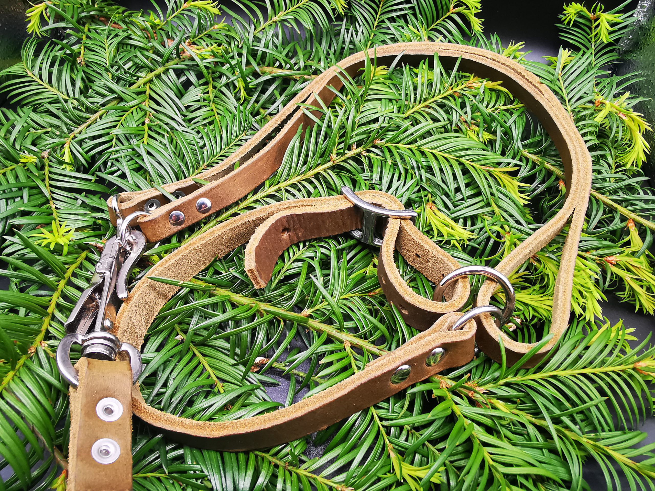 Befreiungsleine,Leder,handgefertigt