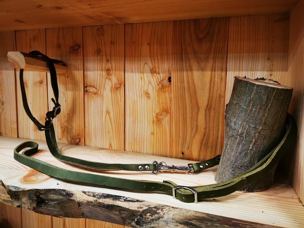 Befreiungsleine Leder handgefertigt